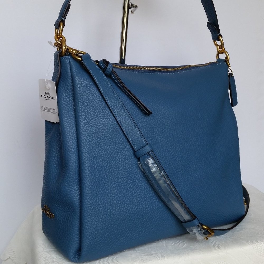 COACH Shay Leather Shoulder Bag - Lake color >>SOLD OUT>> - Picture 14 of 14